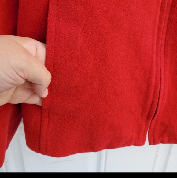 Jones New York Red wool Jacket - Picture 2 of 5